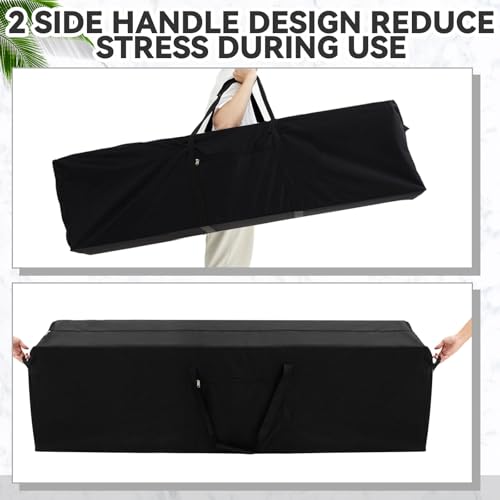 1 Pcs 65 x 15.5 x 15.5, 257 L Versatile Large Duffle Bag, Black - color: Black, size: 65 x 15.5 x 15.5 Inch, 257 L