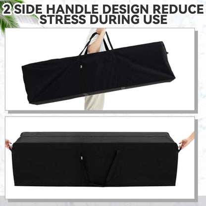 1 Pcs 65 x 15.5 x 15.5, 257 L Versatile Large Duffle Bag, Black - color: Black, size: 65 x 15.5 x 15.5 Inch, 257 L