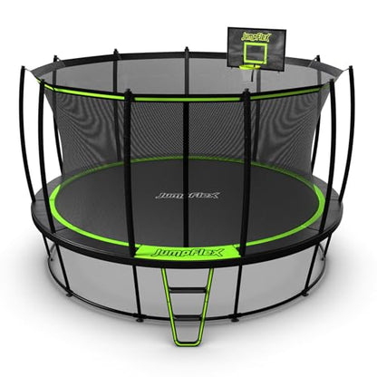 JumpFlex Hero Trampoline - color: With Hoop, size: 14FT