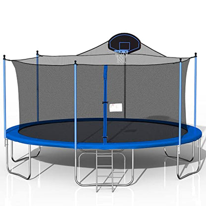 Trampoline with Outdoor Bounce Bed - size: 16FT