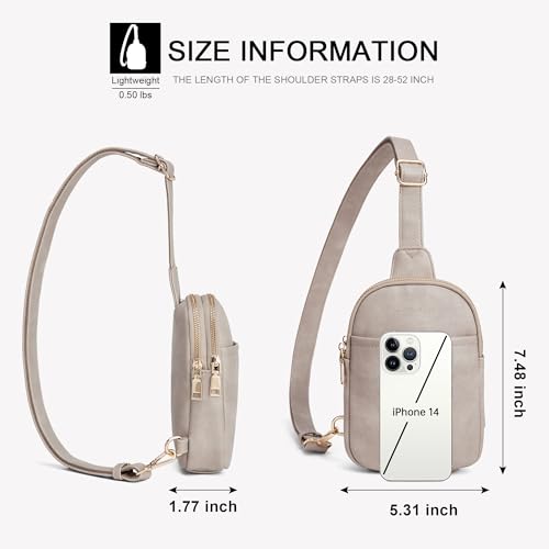 Crossbody Sling Bags & Fanny Packs - Women's Belt Bag Gifts - color: 1-grey