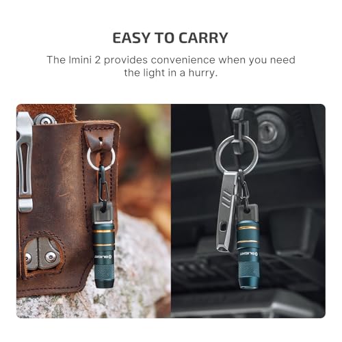 OLIGHT IMINI 2 Rechargeable EDC Keychain Mini Flashlight Dream Blue - color: Dream Blue