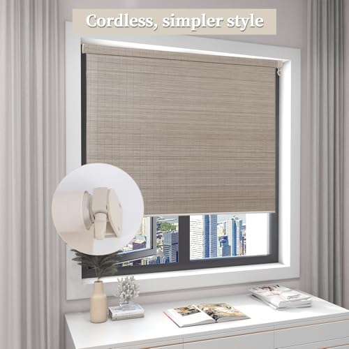 Roller Blind Bracket Replacement for Coolaroo Sun Shades Beige - color: Beige, size: 1 set bracket