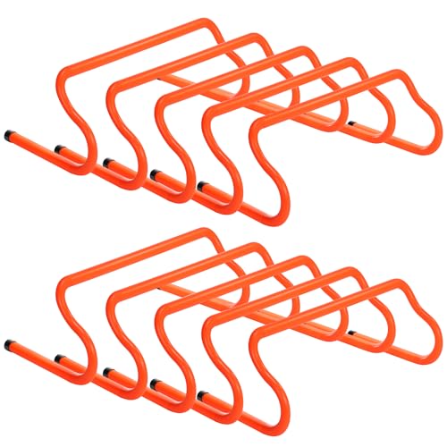 GHB Agility Hurdles 8" Speed Agility Training Hurdles - size: 10 Pack