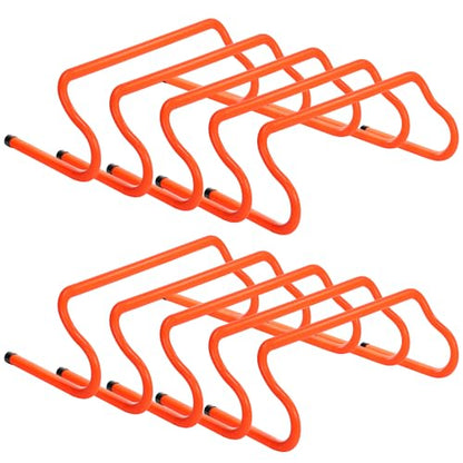 GHB Agility Hurdles 8" Speed Agility Training Hurdles - size: 10 Pack