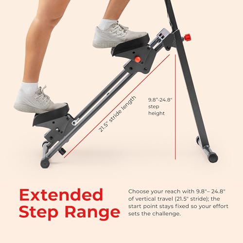Sunny Health & Fitness Climbing Stair Stepper for Home Gym - color: Gray