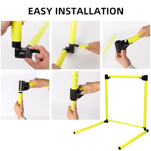 Hurdles Training Equipment, Adjustable Height Hurdles Track and Field