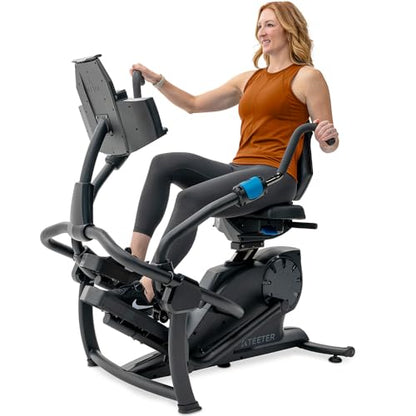 Teeter FreeStep Recumbent Cross Trainer Stepper, Zero-Impact Exercise Bike Alternative w/Patented Physical Therapy Stride, Up to 350lb, Free App w/Trainer Workouts - style: LT7