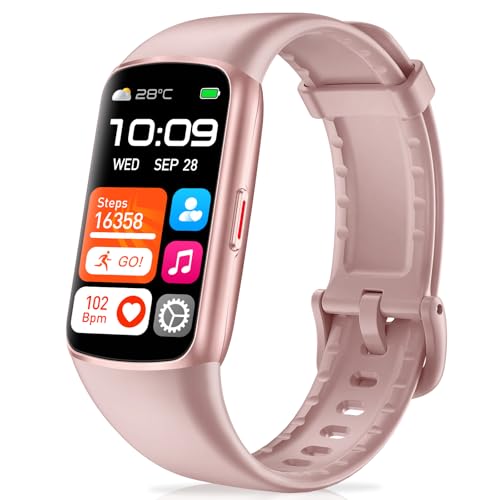 Fitness Tracker with 24/7 Heart Rate, Blood Oxygen, Sleep Tracker, 1.47''Waterproof Fitness Watch, Activity Tracker with Step Tracker for Women Men - color: Pink
