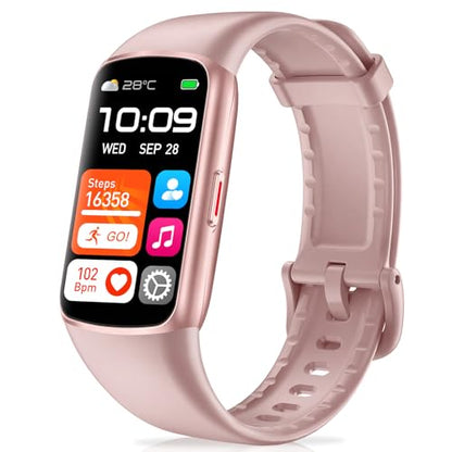 Fitness Tracker with 24/7 Heart Rate, Blood Oxygen, Sleep Tracker, 1.47''Waterproof Fitness Watch, Activity Tracker with Step Tracker for Women Men - color: Pink