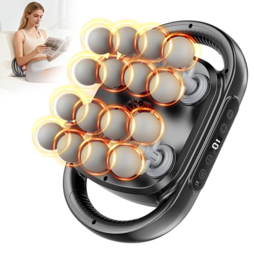 Beyn New 16-Head Massage Gun Set, 30 Speed Levels, Deep Tissue Massage for Back/Leg/Foot Muscle Relaxation, Portable Design（Comes with 16 Massage Heads）