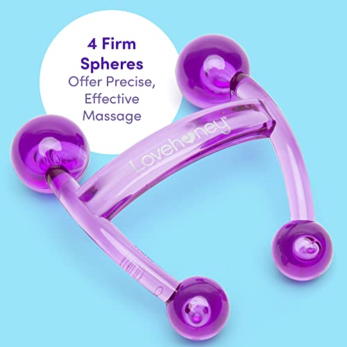 Lovehoney Oh! Body Massager, Handheld Tool for Muscle Pain, Purple - color: Purple