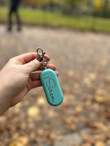 Knockout Siren - Periwinkle - Personal Security Alarm Keychain - Rechargeable - Easy to Use - Super Loud,130 DB, LED Flashlight, Emergency Safety Alarm for Women, Men, Children, Elderly - TSA Approved - color: Periwinkle