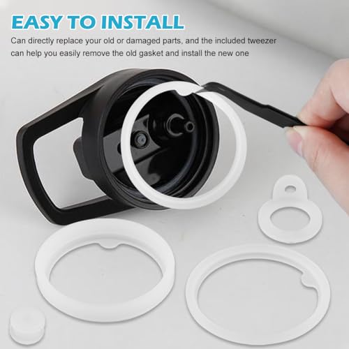 14 Pcs Water Bottle Gasket Replacement for Thermoflask 24oz/32oz/40oz/64oz, Leak-Proof Silicone Seal O Ring forWater Bottle Straw Lid, Chug Lid, Chug Spout