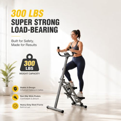 Stair Stepper, Vertical Climber Machine with LCD, 300 lbs