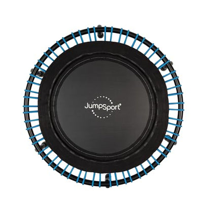 JumpSport 550 Workout Rebounder for Adults, 44" | PRO CE | Mini Exercise Fitness Trampoline Jumper with Cables | Black - color: Blue, style: Model 230