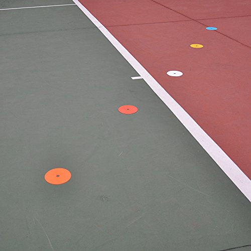 Flat Cones Spot Markers Soccer Basketball Sports Speed Agility Training - color: Yellow