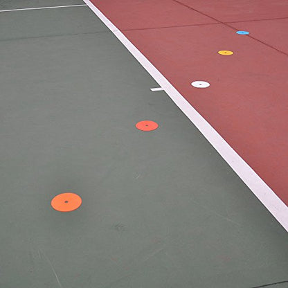 Flat Cones Spot Markers Soccer Basketball Sports Speed Agility Training - color: Yellow