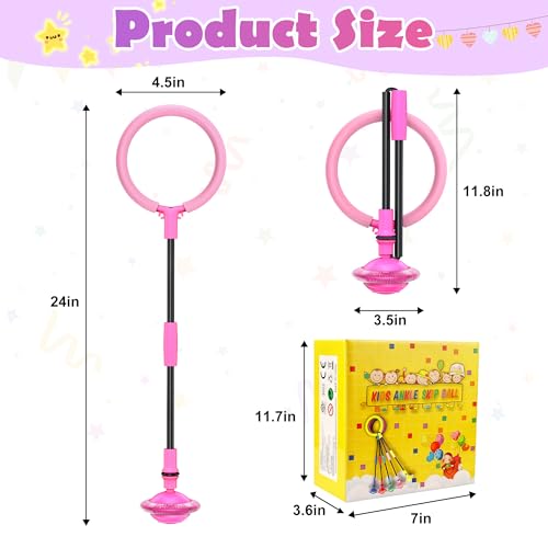 Skip Ball for Kids – LED Display Skip It Toy with Counter