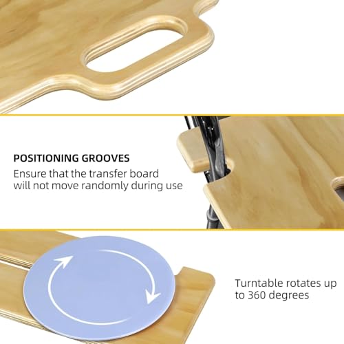FSA/HSA Eligible Transfer Board Patient Slide Assist Device for Transferring Patient Elderly, and Disabled from Wheelchair to Bed, Toilet, Bathtub, Sliding Boards Platform (30" x 12" x 0.7") - size: 30" x 12" x 0.7"