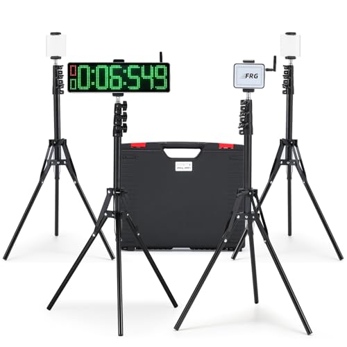 Powered Wireless Laser Timer for Sprints with High Stand