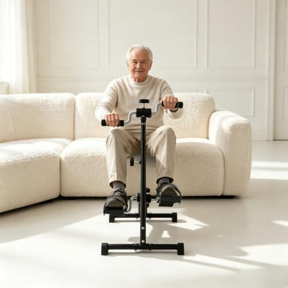 Pedal Exerciser, Under Desk Bike with Adjustable Height for Knee Rehab