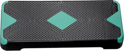 ZENY 26.5 inch Aerobic Step Platform with 4 Step Risers, 400 lbs Capacity - color: Green