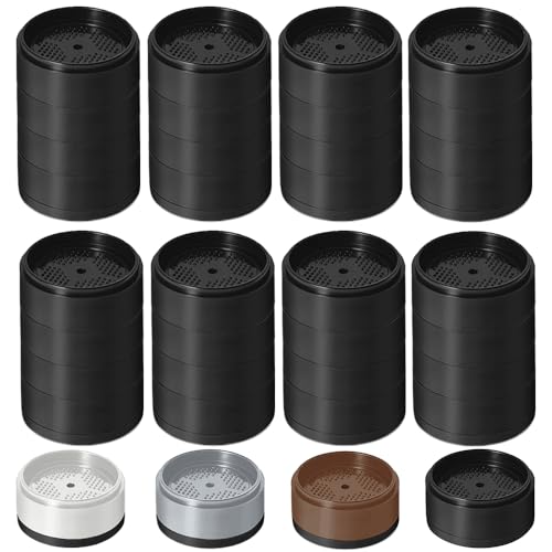 Bed Risers 1 inch, 2 inch, 3 inch, 4 inch Heavy Duty, Adjustable Furniture Riser for Table Desk Couch Sofa Chair Refrigerator Washing Machine, Stackable Bed Raisers Blocks (Black 8 Pack, 1+1+1+1 inch) - color: Black 8 Pack, size: 4 Inch