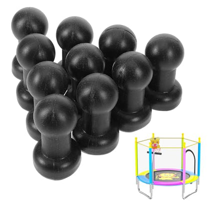 8 Pack Trampoline Poles Cap Replacement Trampoline Enclosure Pole Top Cap Protective Cover Ends Toppers for Trampoline Frame Poles 1 Inch Enclosure Straight Tube Trampoline Safety Enclosure Net