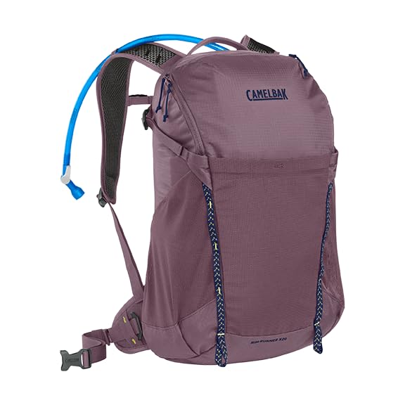 CamelBak Women’s Rim Runner X20 Hiking Hydration Backpack with 70oz Crux Reservoir, Women Specific Fit and Ventilated Support for Day Hiking - color: Dusty Purple