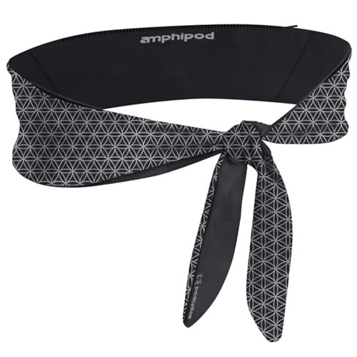 Amphipod TieNgo Stash Belt, Storage Waistpack for Running - OS - color: Black/Reflective