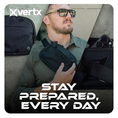 Vertx Everyday Tactical Fanny Pack 2.1-100% Nylon Fanny Pack for Men and Women with CCW-Ready Design and Rapid Access Tab - Wolf Grey - 2L - color: Wolf Grey, style: Everyday Fanny Pack 2.1