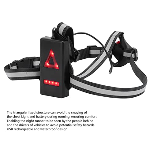 Topyond Running Chest Lights for Runners, LED Reflective Vest Night