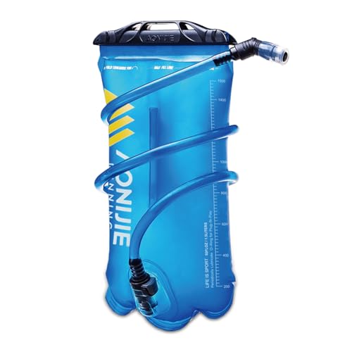 TRIWONDER Hydration Bladder Water Reservoir 1.5 Liter 2L 3L BPA Free Water Bladder for Running Cycling Hiking Camping Backpack - color: C - 1.5L