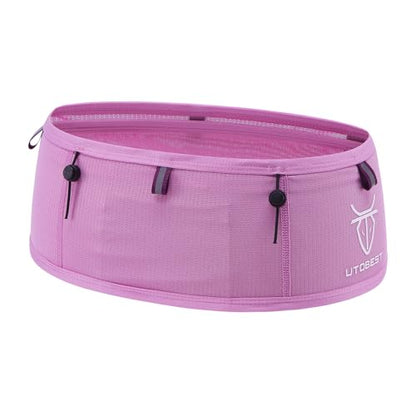 UTOBEST Running Belt for Men & Women, No Bounce Running Waist Pack, B7 Pro - color: Pink, size: 2XS(25.9-27.5")