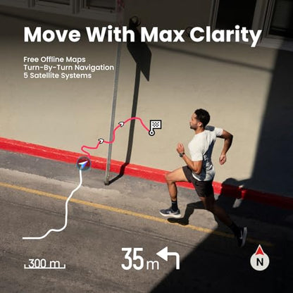 Amazfit Bip Max Smart Watch, 2.07" AMOLED Display, GPS, iOS/Android - color: Carbon Gray, style: Bip Max