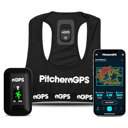 PitcheroGPS Soccer GPS Tracker Vest - 60 Days App Access Included - size: Youth Medium