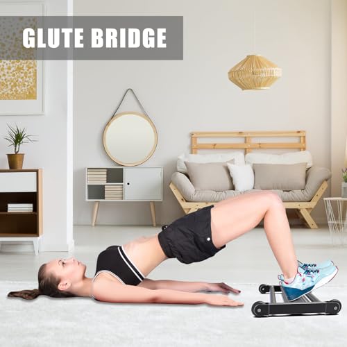 Glute Ham Glider, Hamstring Roller with V Bar - color: Large: 28.7 inches x 17 inches