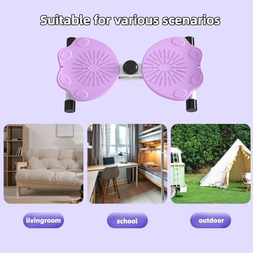 Waist Twister Machine for Exercise - color: purple cat