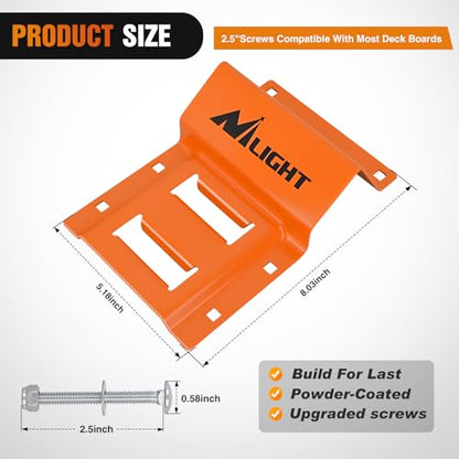 Nilight Wheel Chock Tie Down Kit with 2Pcs E Track Ratchet Straps - color: 2Pcs E Track Straps+ 4Pcs Wheel Chock