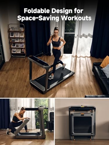 WalkingPad X Series Folding Treadmill, Smart Vertical Fold - color: Gray Black