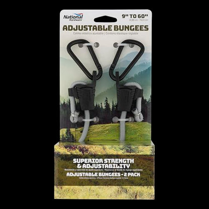 National Hardware N263-081 Adjustable Bungee in Black, 40" - size: No Size