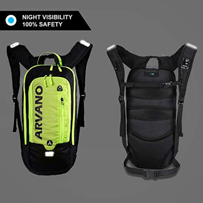 Bike Backpack Small Mountain Biking Backpack Lightweight 6l Daypack - MTB Cycling,Hiking,Skiing,Snow Bicycle,Snowboard - color: Green