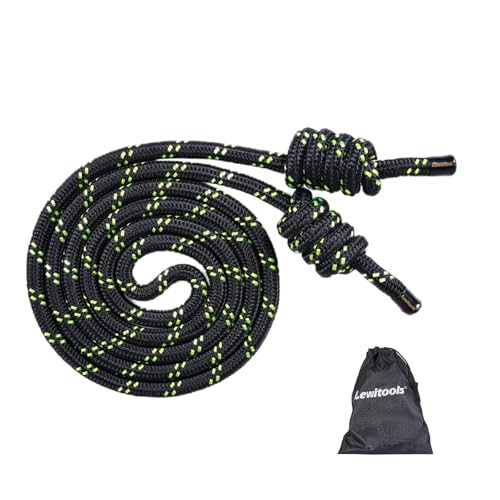 Flow Rope Exercise Jump Ropes for Home Gym Cardio Core Stability Body Coordination Weighted Jump Rope for Freestyle Skipping & Jumping Helps Upper Body Fitness for Boxing & HIIT Beginner - color: Black Green 110.2 In x 0.53 In