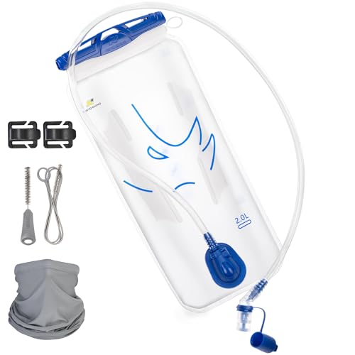N NEVO RHINO Water Bladder 1L- 1.5L- 2L, Hydration Bladder for Running Vest - color: W001-2L-Blue