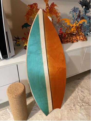 Balance Board with Cork Roller - color: baby blue