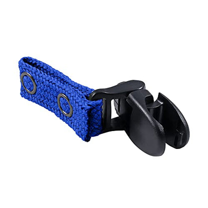 Hydration Pack Drink Tube Lanyard Clip - color: Blue