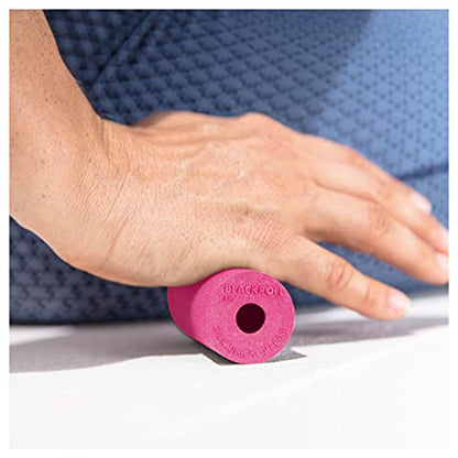 BLACKROLL - Micro Foam Roller, Small Deep Tissue Massage Tool for Feet, Hands, and Arms, Use for Travel, Exercise and Muscle Recovery and Plantar Fasciitis Relief, 6cm (2.3") x 3cm (1.2") - color: Pink