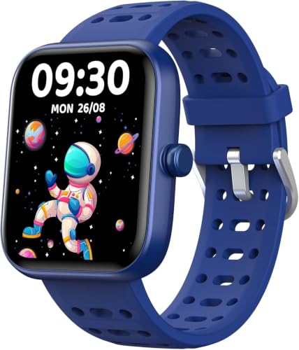 Gydom Smart Watch for Kids, Without/with APP Mode, 1.83" Touchscreen Fitness Tracker Watch, Heart Rate/Sleep Monitor, IP68 Waterproof Pedometer, Puzzle Games for Girls Boys Teens 5-16, 81 Sport Mode