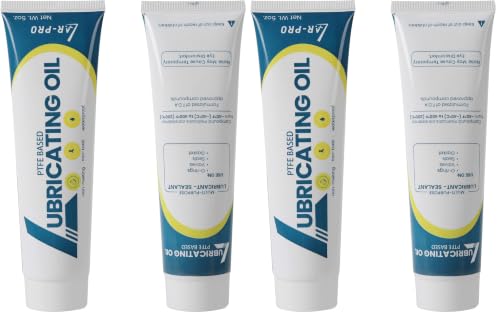 (4-Pack) AR-PRO 5oz General-Purpose Swimming Pool O-Ring Lubricant, Long-Lasting Lube for Pool O-Rings and Gaskets - Industry Standard Teflon-Based Lubricant and Sealant - size: 4-Pack (5oz/Per)